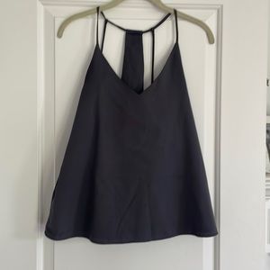 Banana Republic Racer Back Grey Tank - Size XS
